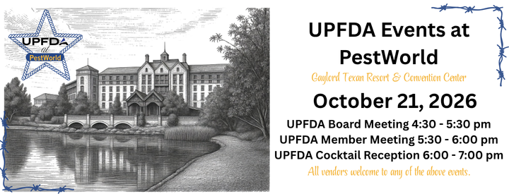 UPFDA at PestWorld 2026