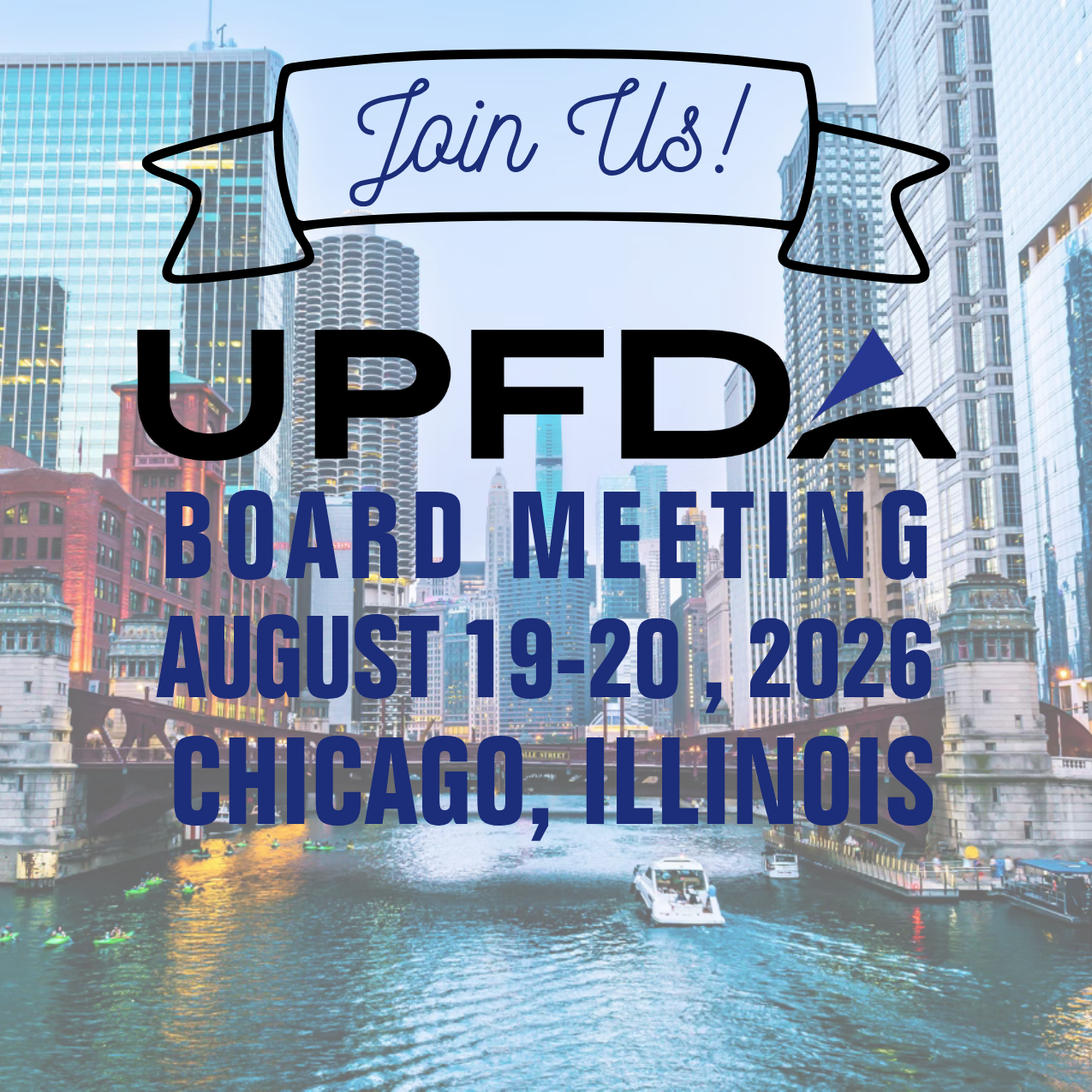 Would you like to join the UPFDA Board Meeting next week?